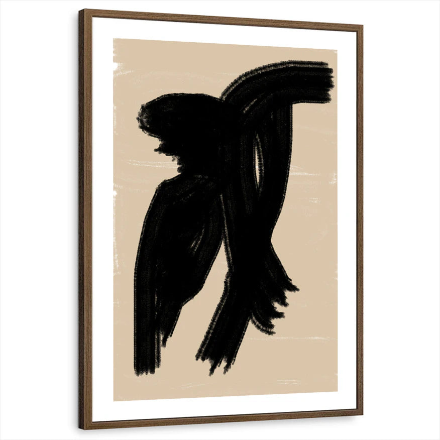 framed-print-brown-walnut-white-border