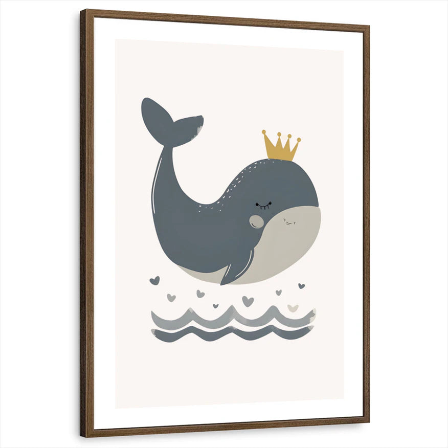 framed-print-brown-walnut-white-border