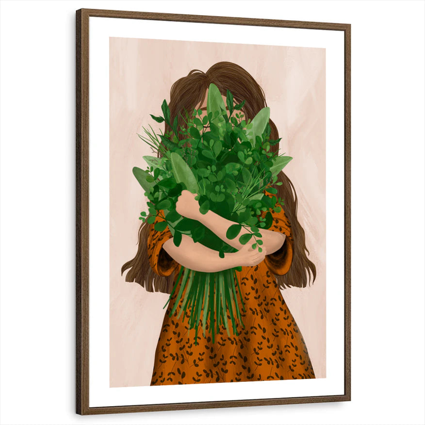 framed-print-brown-walnut-white-border