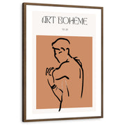 framed-print-brown-walnut-white-border