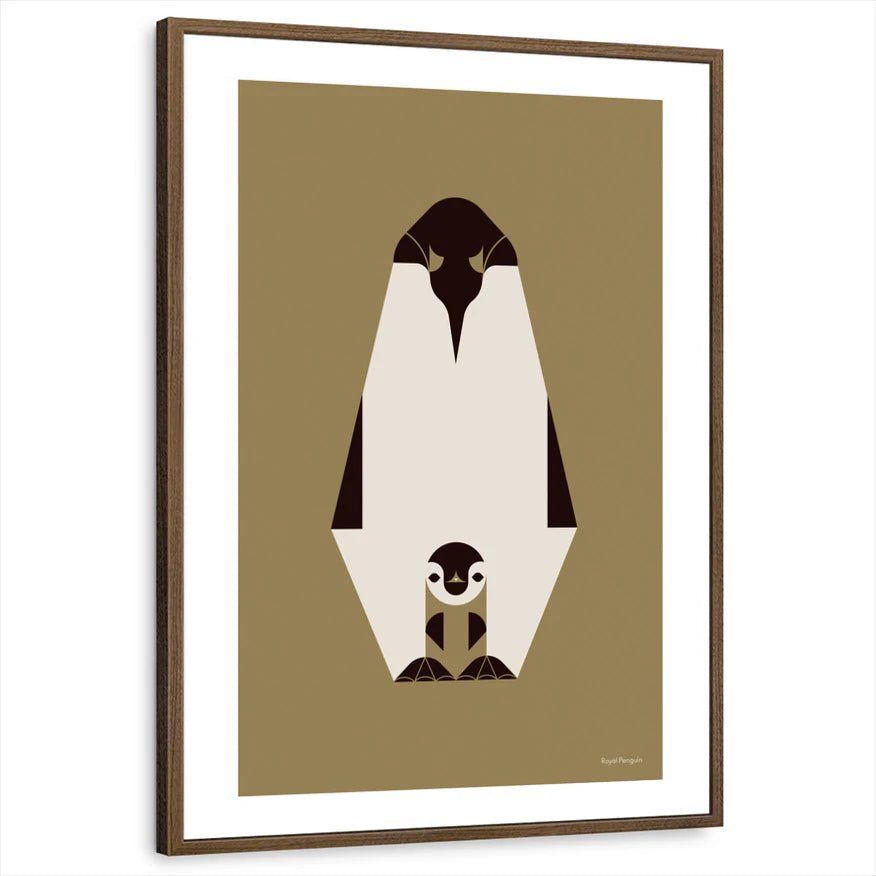 framed-print-brown-walnut-white-border