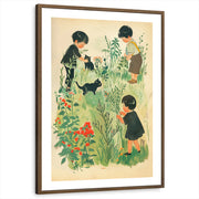 framed-print-brown-walnut-white-border