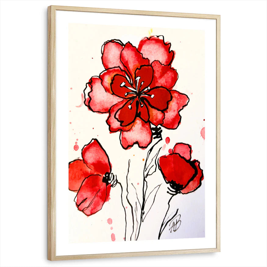framed-print-natural-wood-white-border