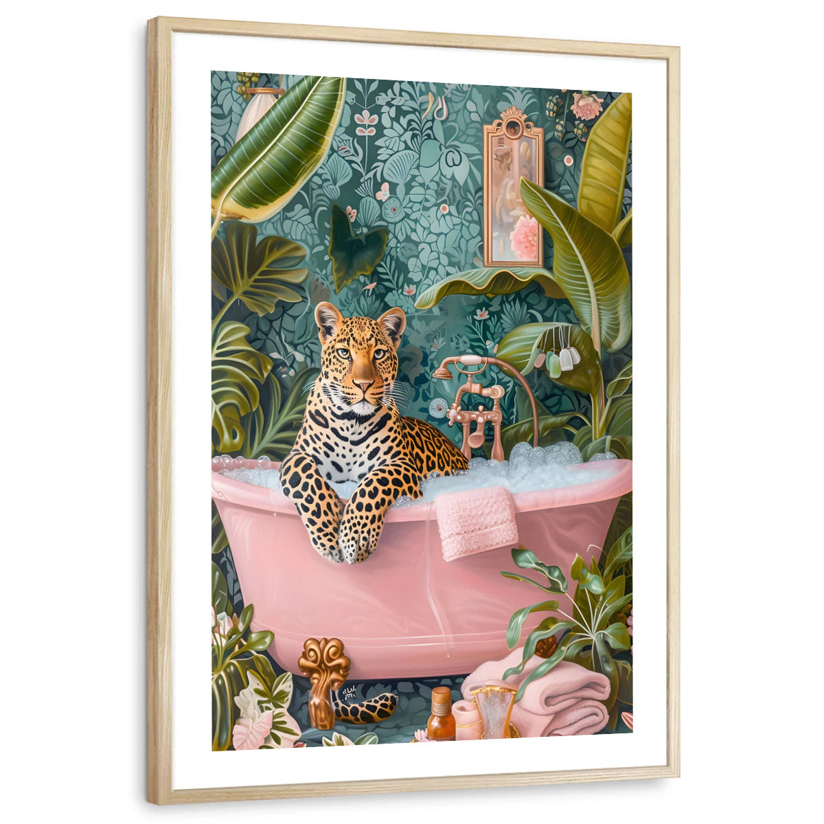 framed-print-natural-wood-white-border