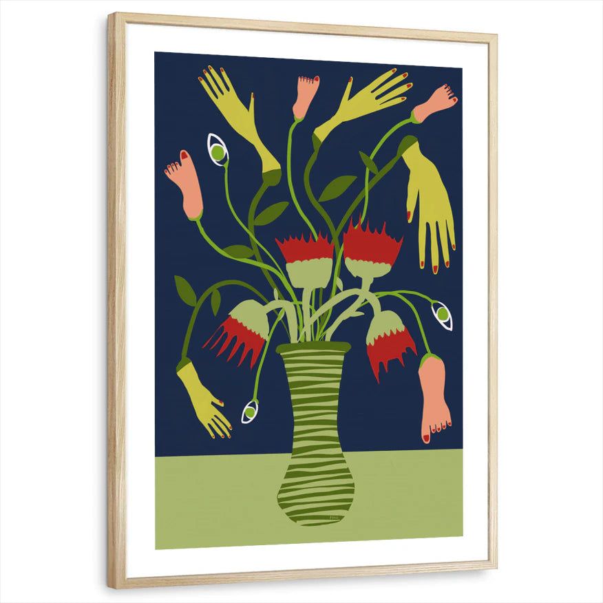 framed-print-natural-wood-white-border