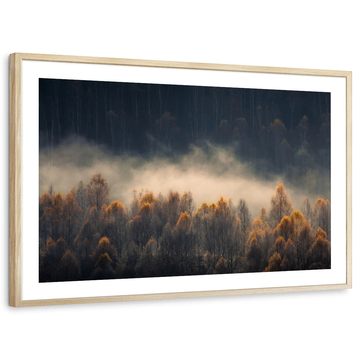framed-print-natural-wood-white-border