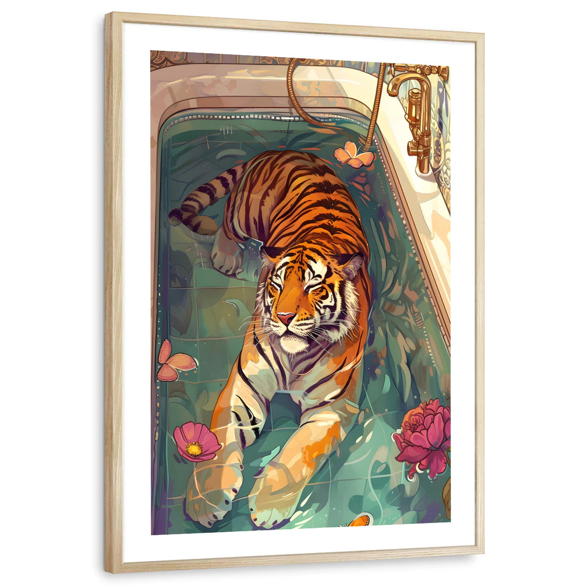 framed-print-natural-wood-white-border
