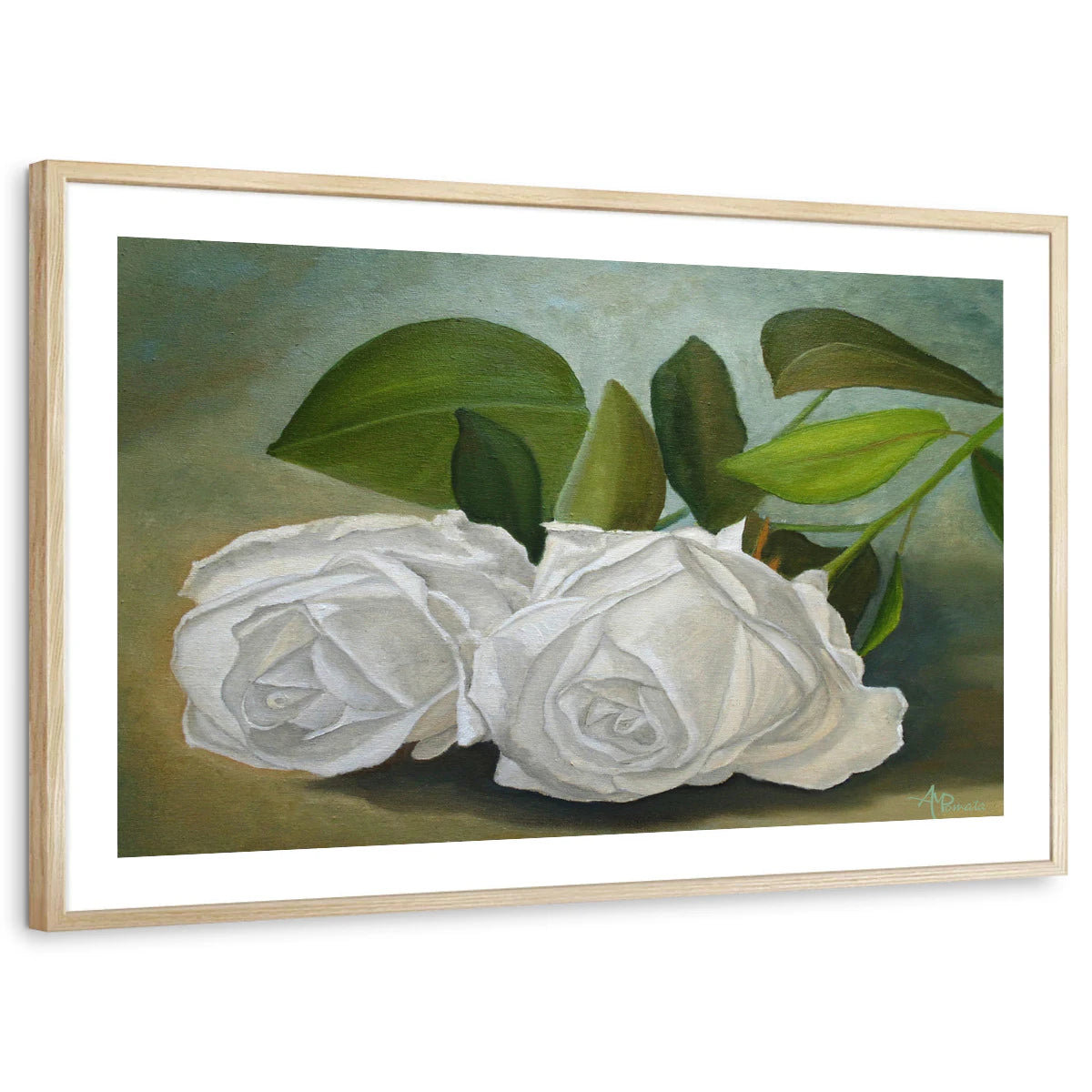 framed-print-natural-wood-white-border