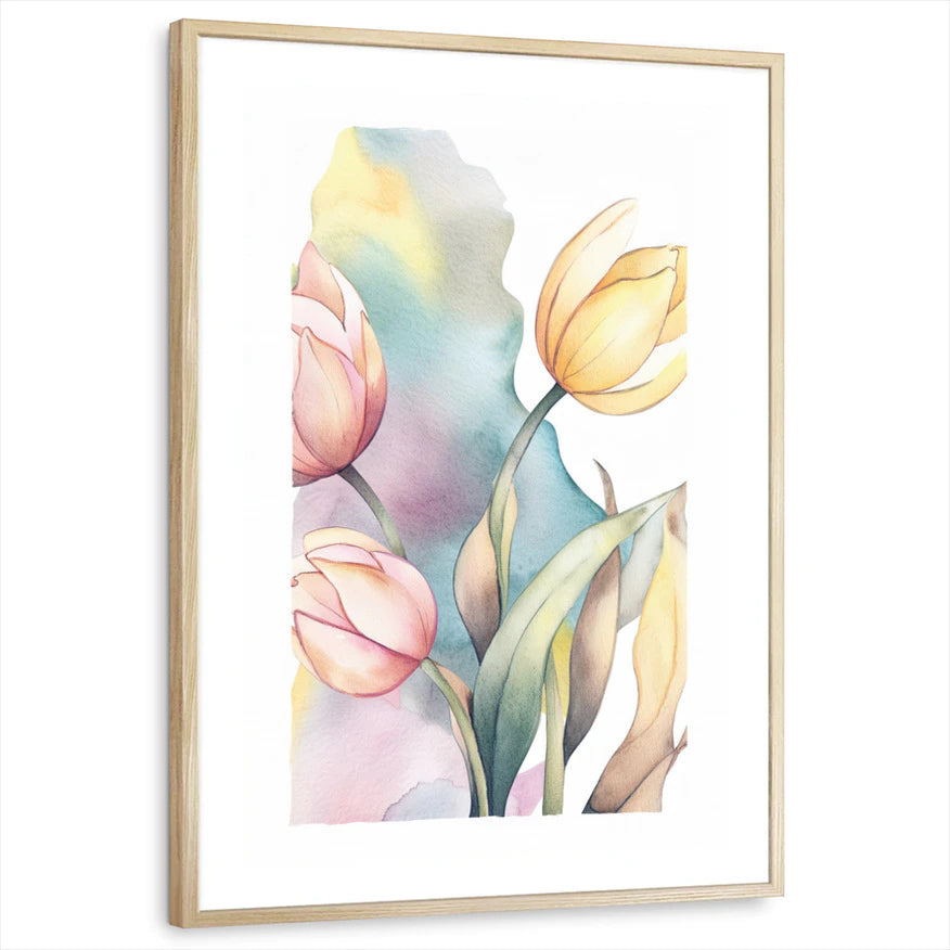 framed-print-natural-wood-white-border