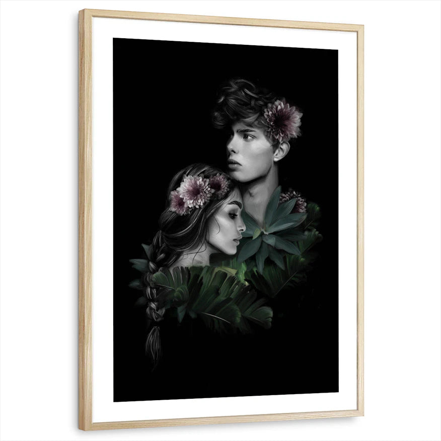framed-print-natural-wood-white-border