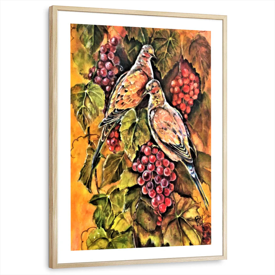 framed-print-natural-wood-white-border
