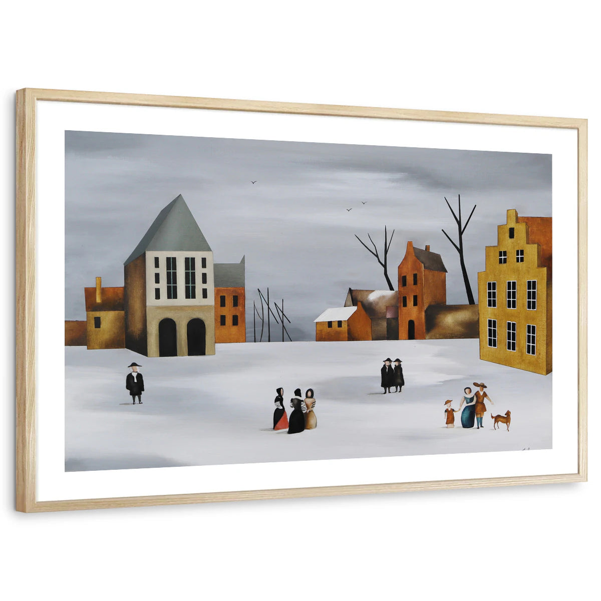 framed-print-natural-wood-white-border