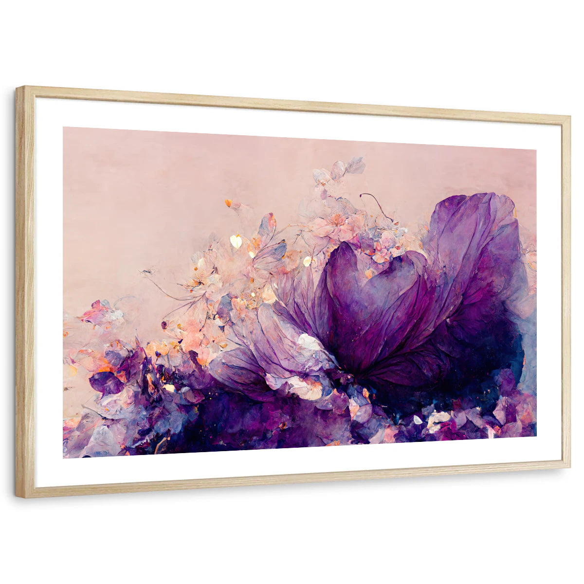 framed-print-natural-wood-white-border