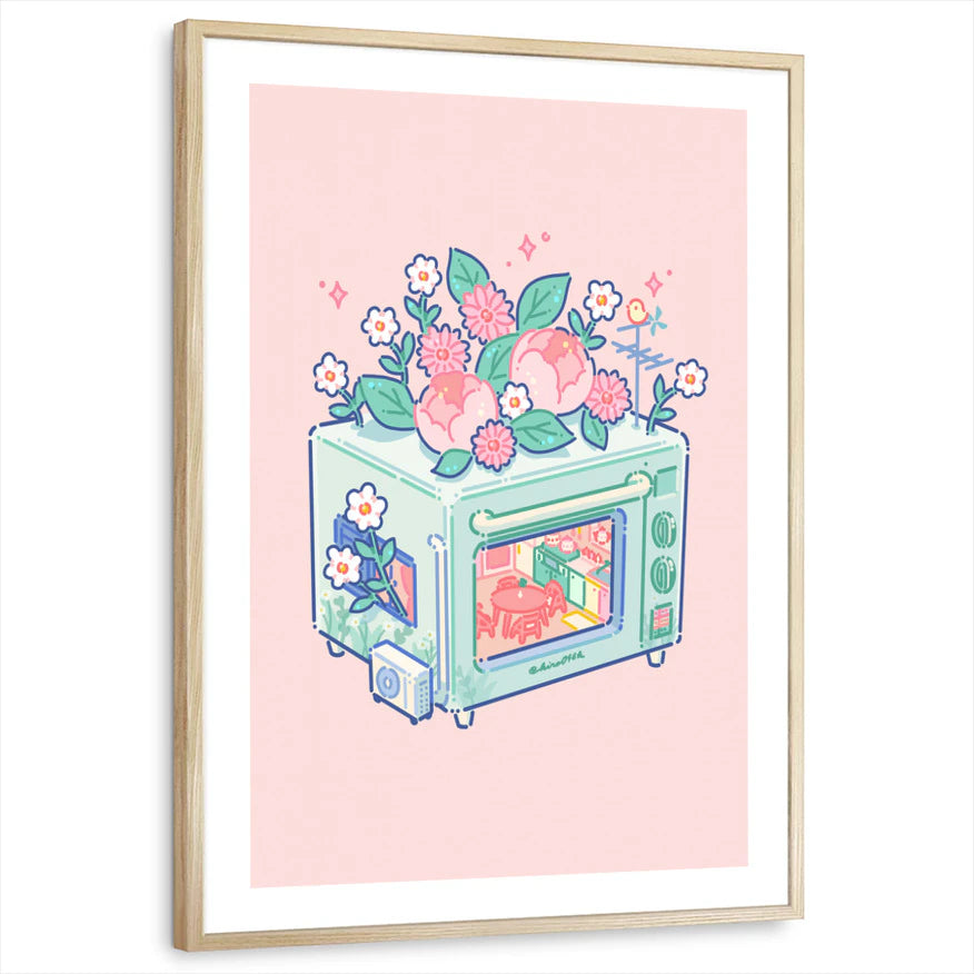 framed-print-natural-wood-white-border