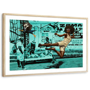 framed-print-natural-wood-white-border