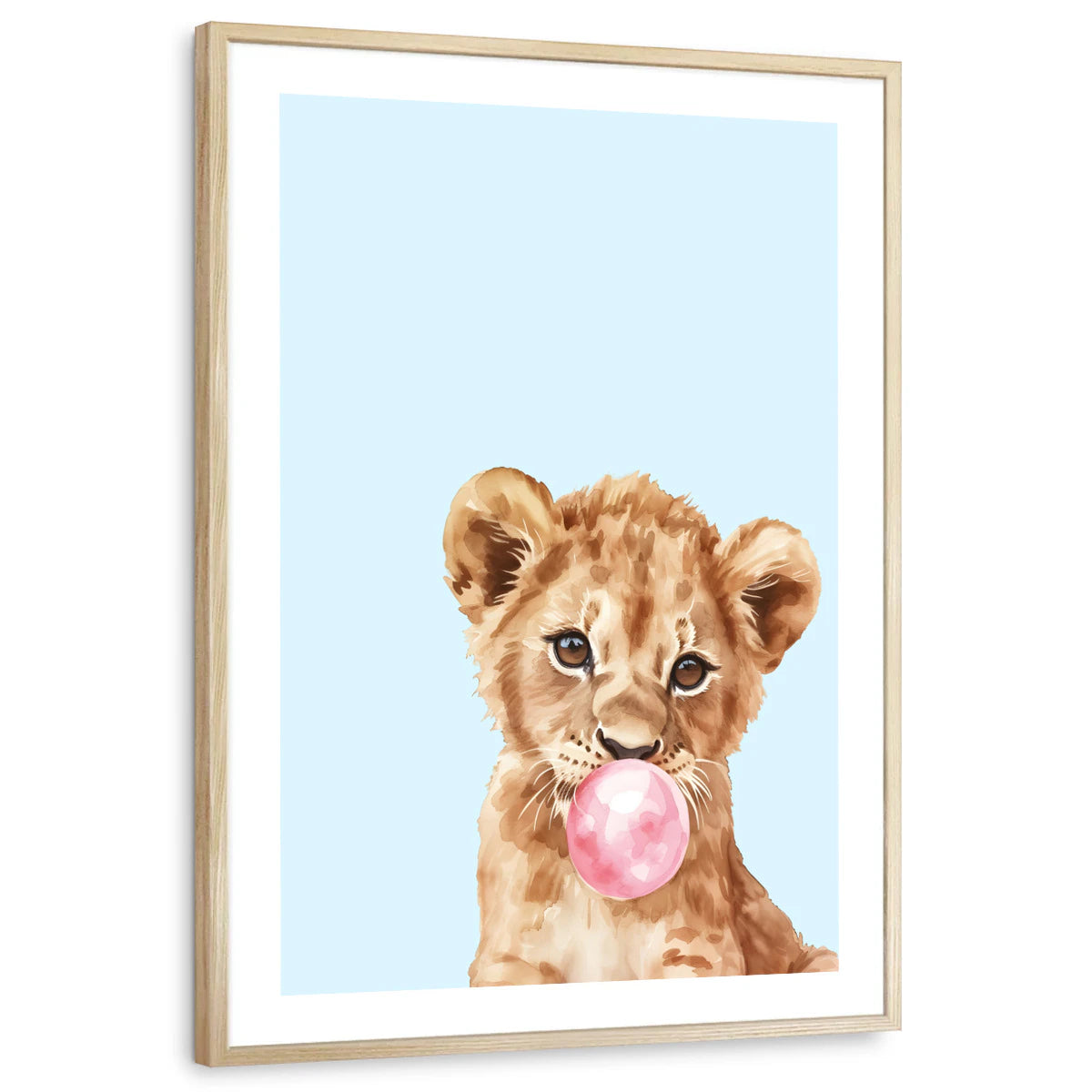 framed-print-natural-wood-white-border
