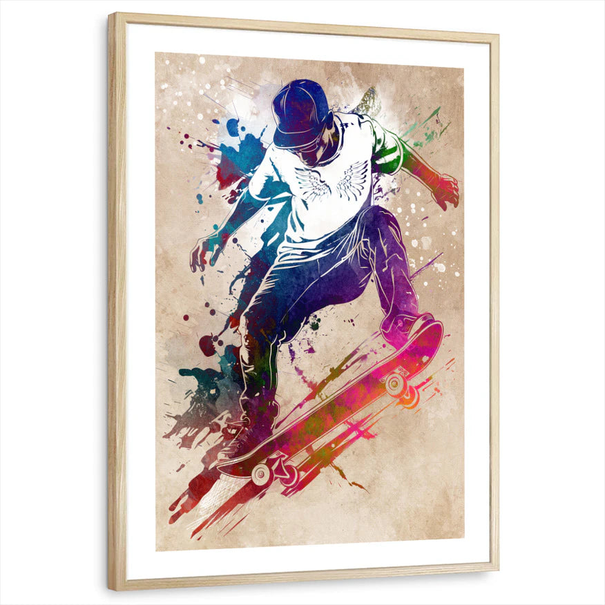 framed-print-natural-wood-white-border