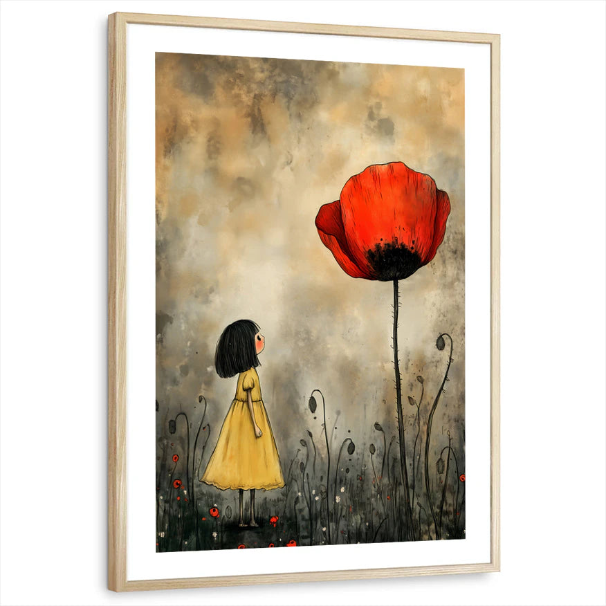 framed-print-natural-wood-white-border