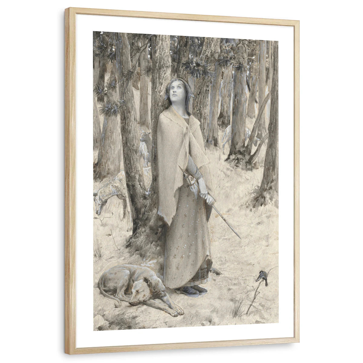 framed-print-natural-wood-white-border
