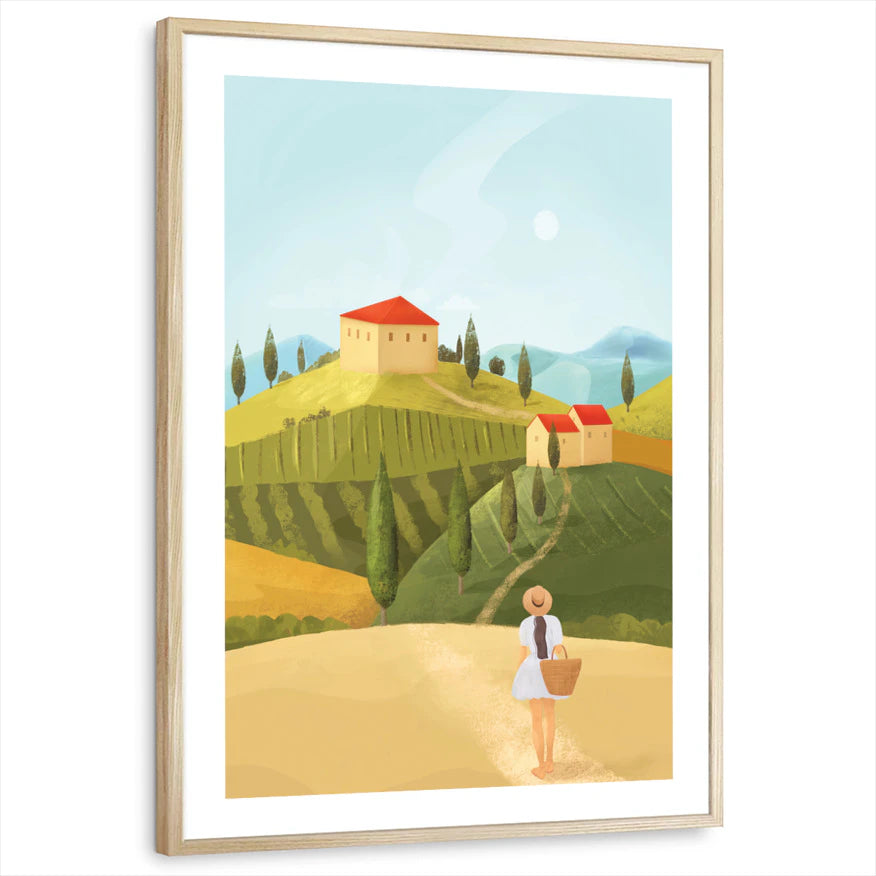 framed-print-natural-wood-white-border