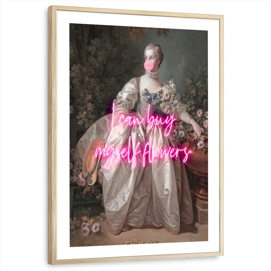 framed-print-natural-wood-white-border