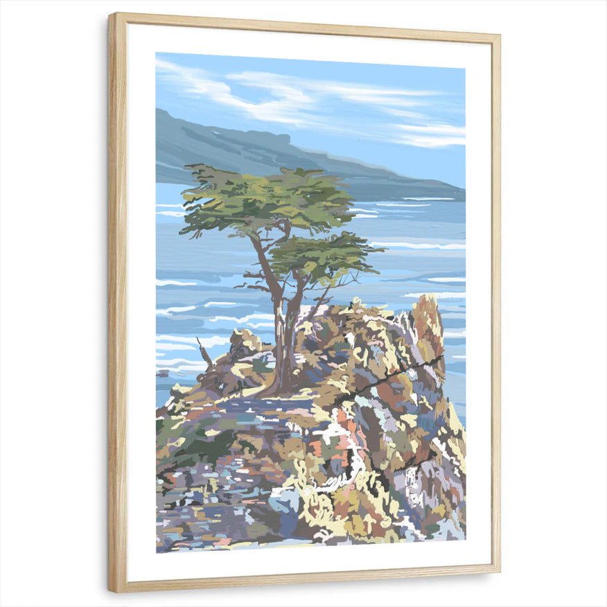 framed-print-natural-wood-white-border