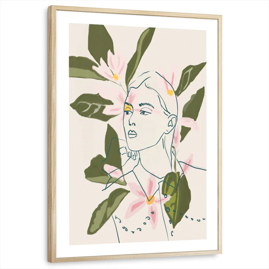 framed-print-natural-wood-white-border