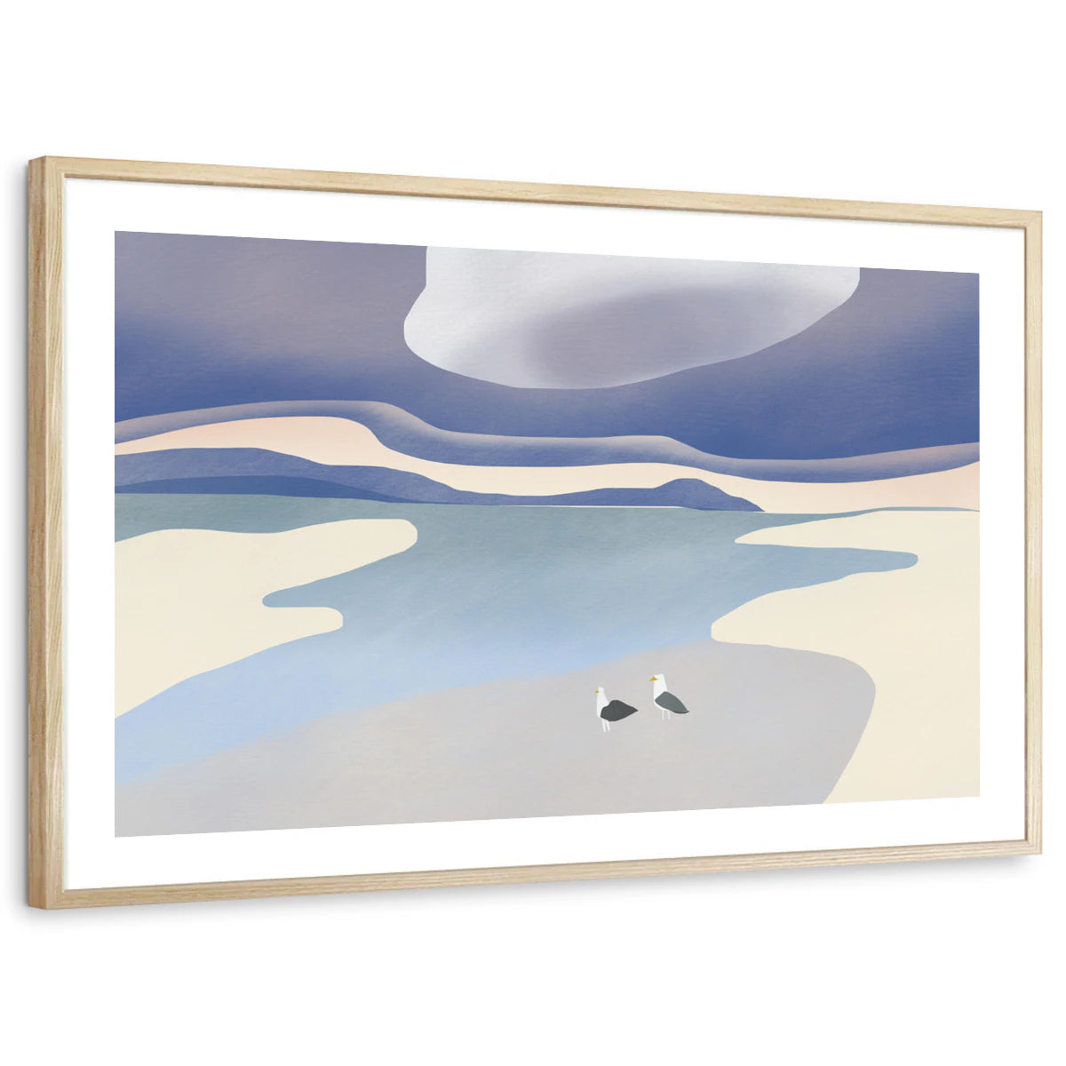 framed-print-natural-wood-white-border