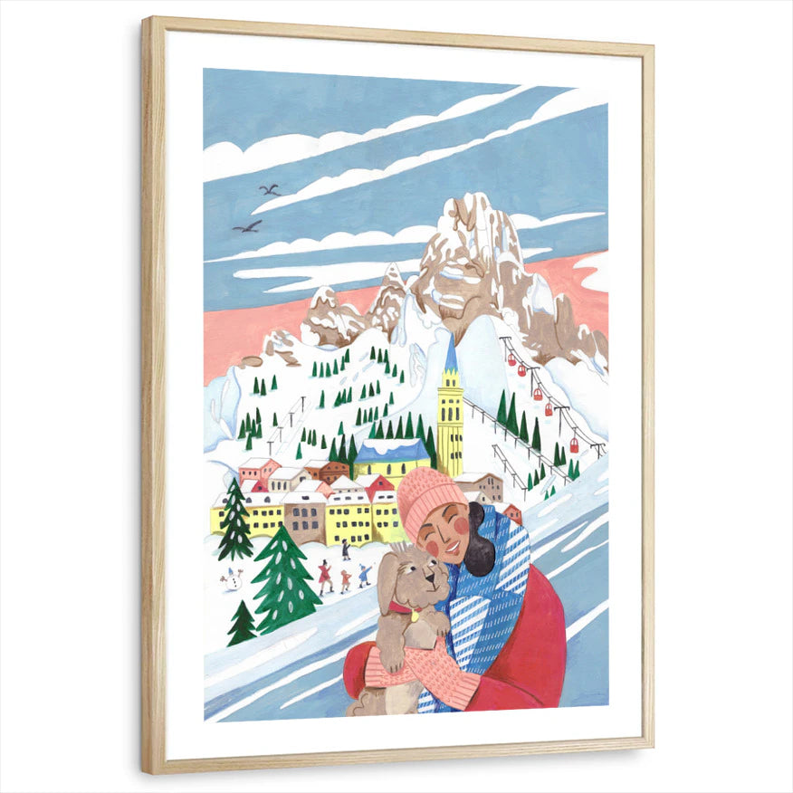 framed-print-natural-wood-white-border