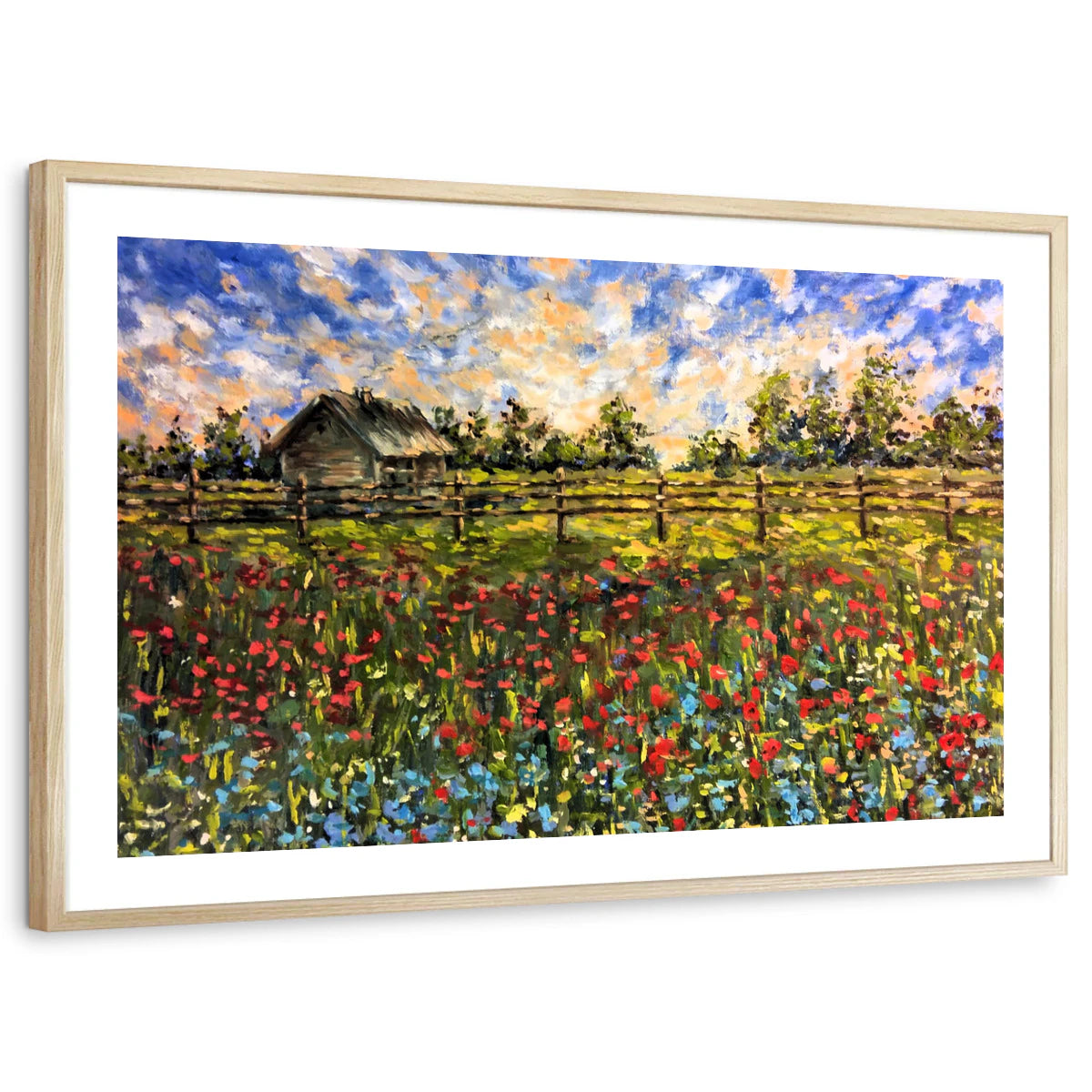 framed-print-natural-wood-white-border