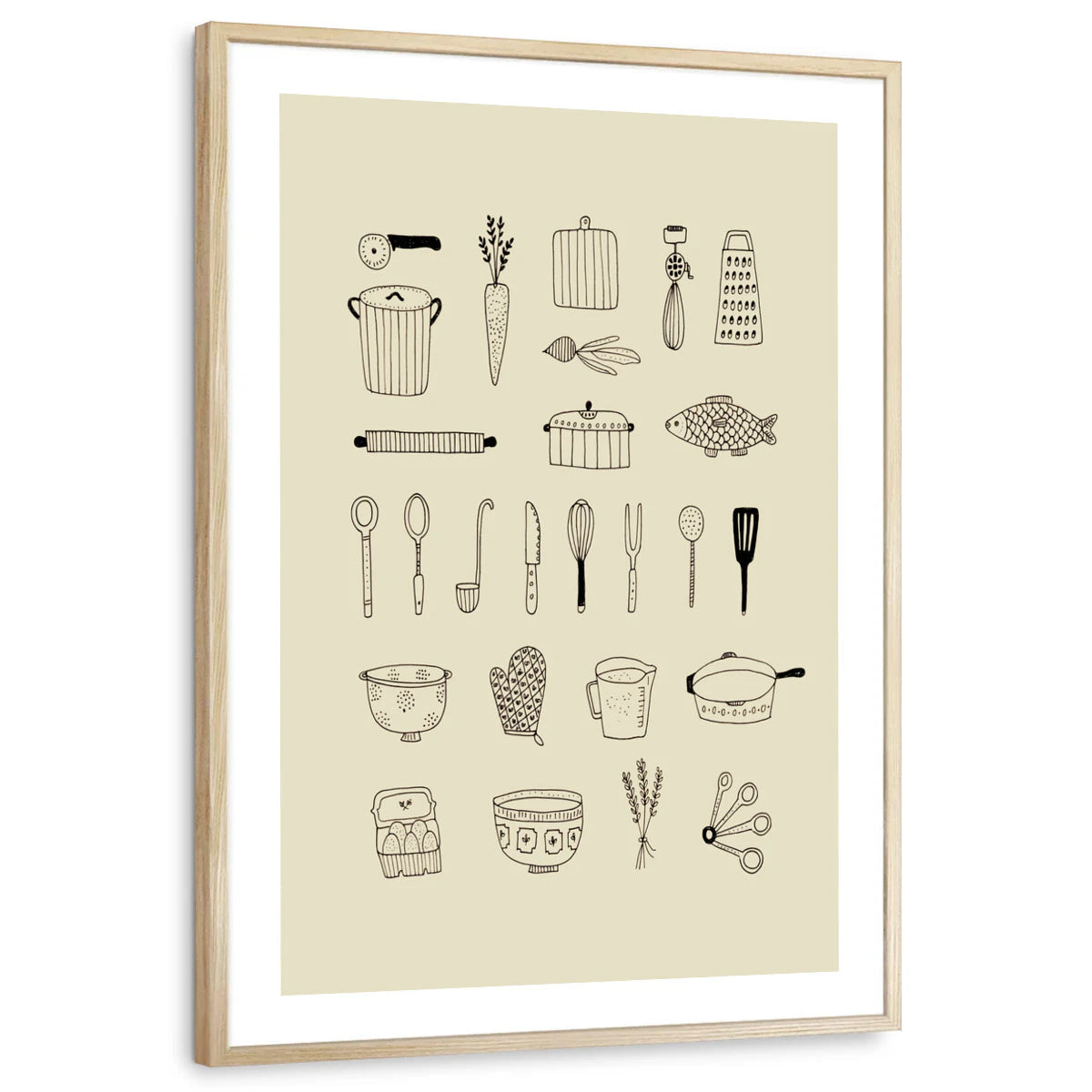 framed-print-natural-wood-white-border