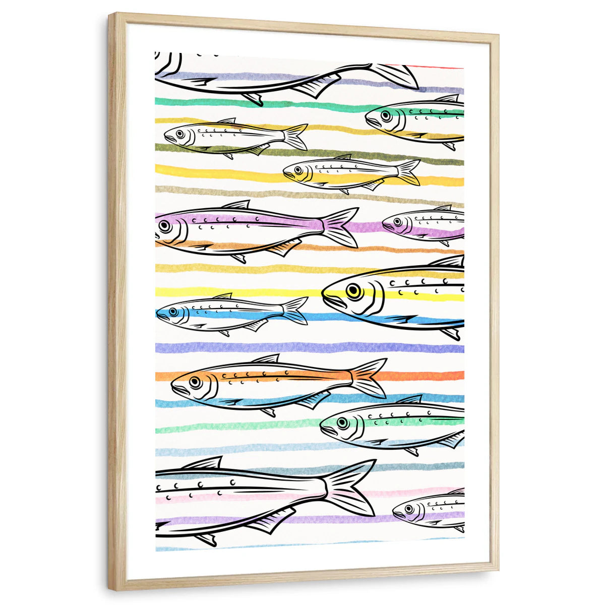 framed-print-natural-wood-white-border