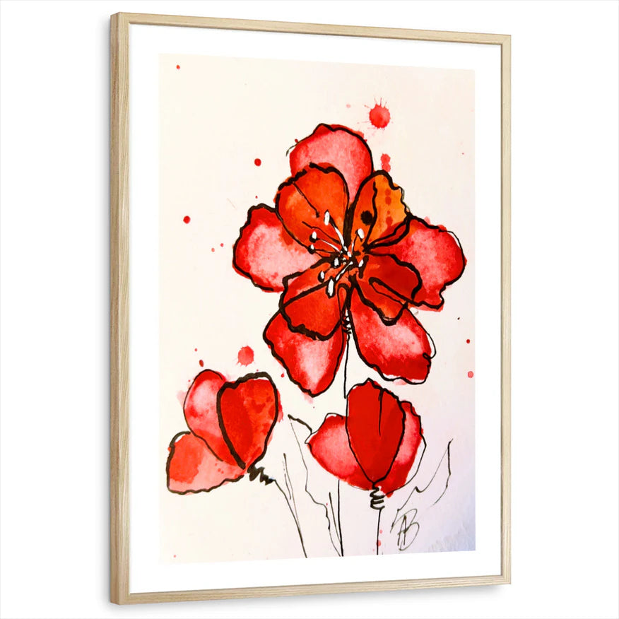 framed-print-natural-wood-white-border