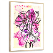 framed-print-natural-wood-white-border