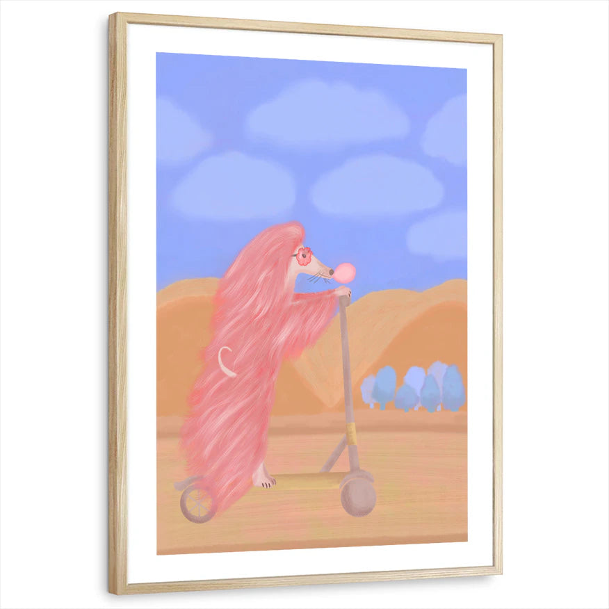 framed-print-natural-wood-white-border