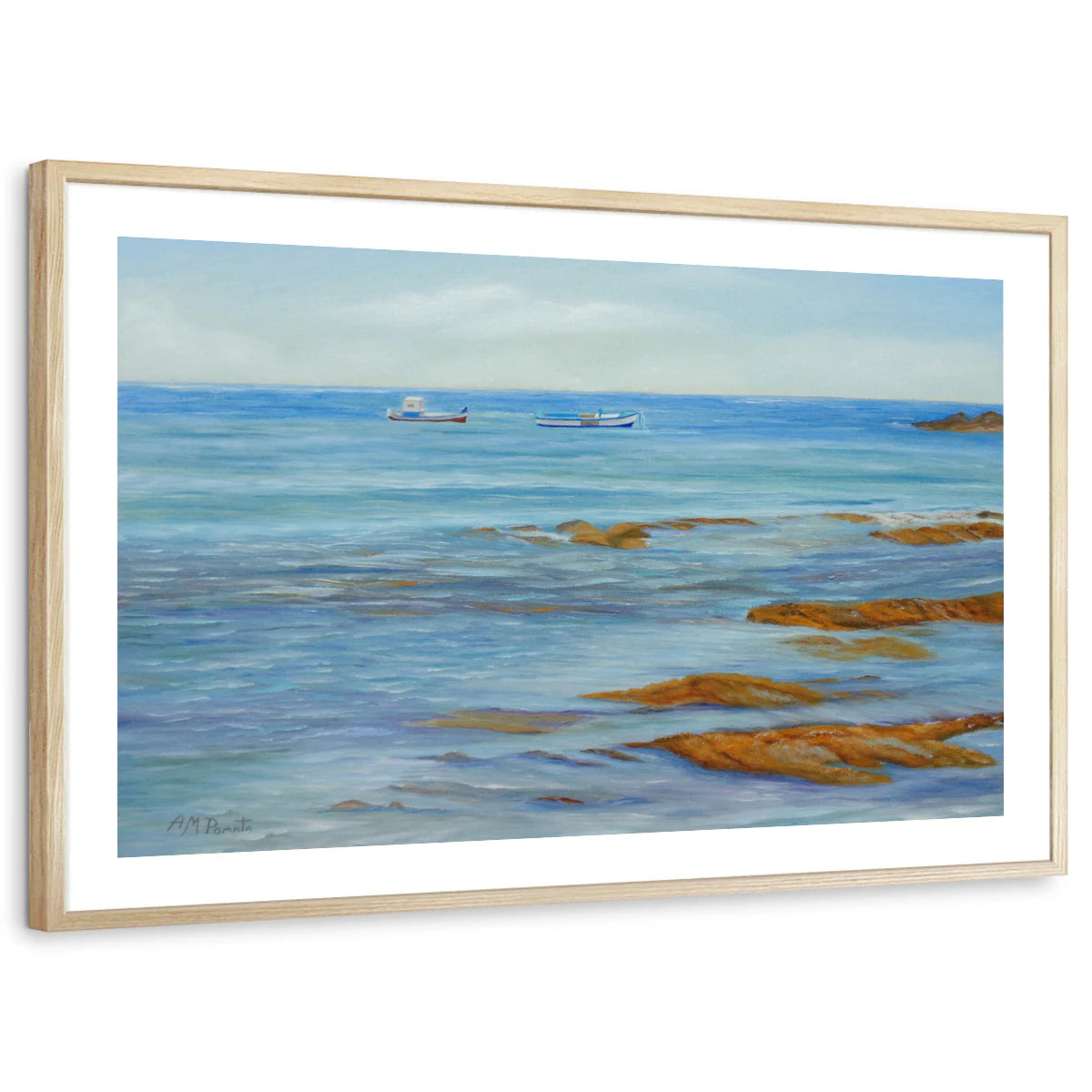 framed-print-natural-wood-white-border