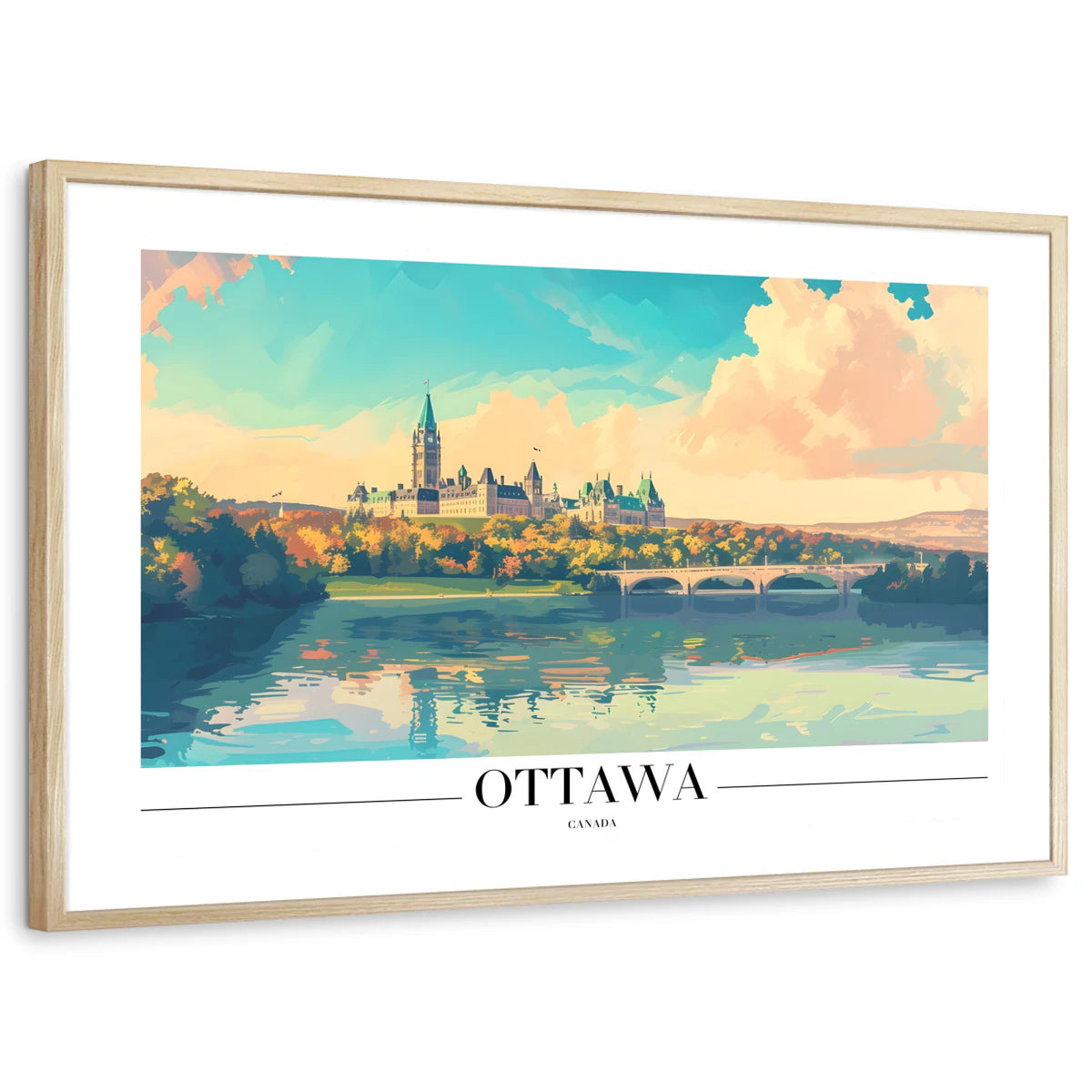 framed-print-natural-wood-white-border