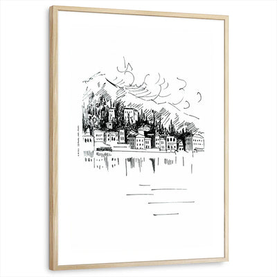 framed-print-natural-wood-white-border