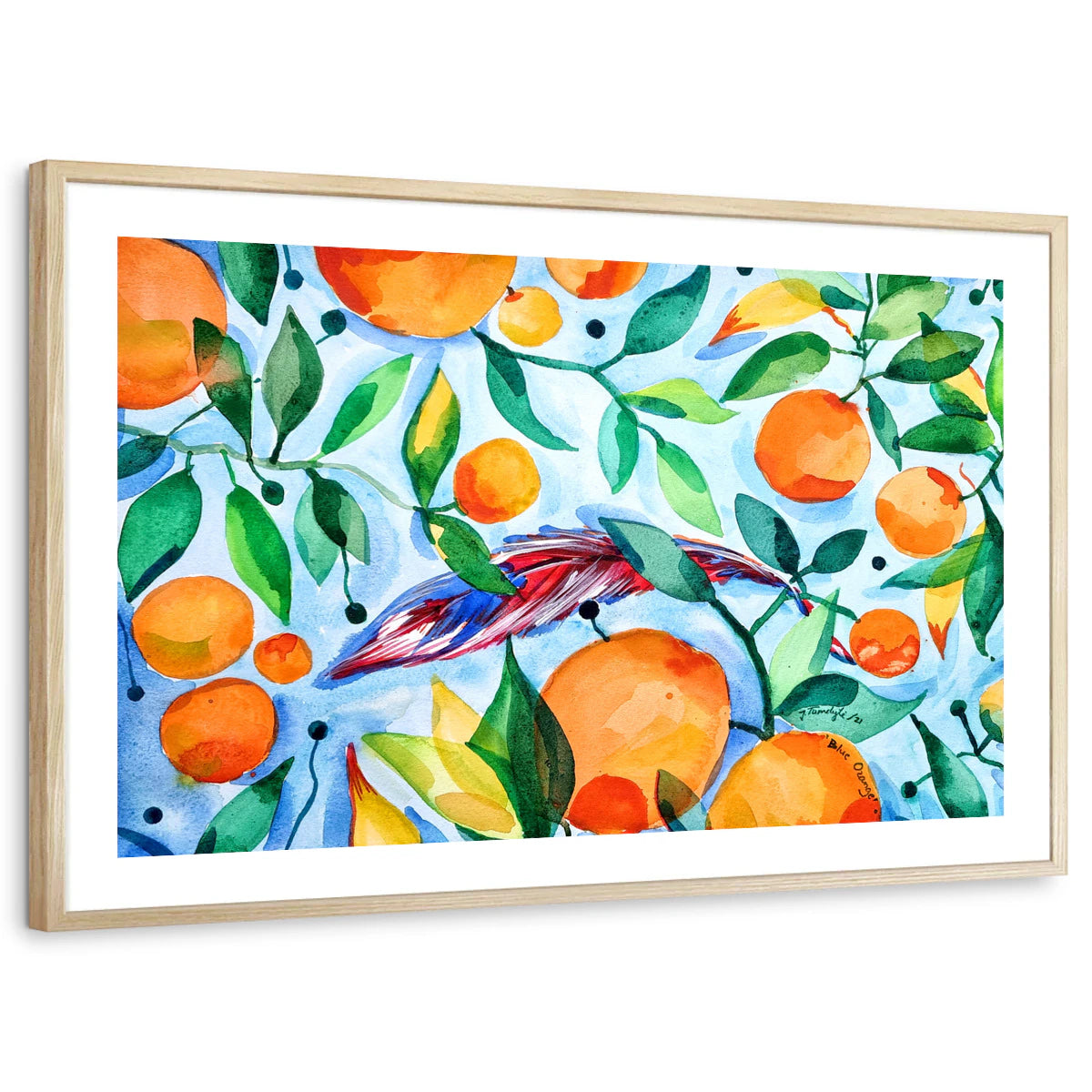framed-print-natural-wood-white-border