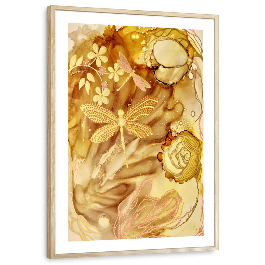 framed-print-natural-wood-white-border