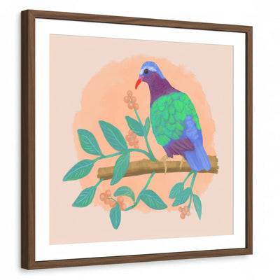 framed-print-brown-walnut-matted