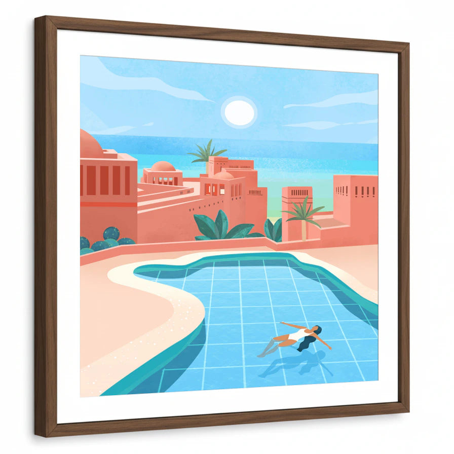 framed-print-brown-walnut-matted