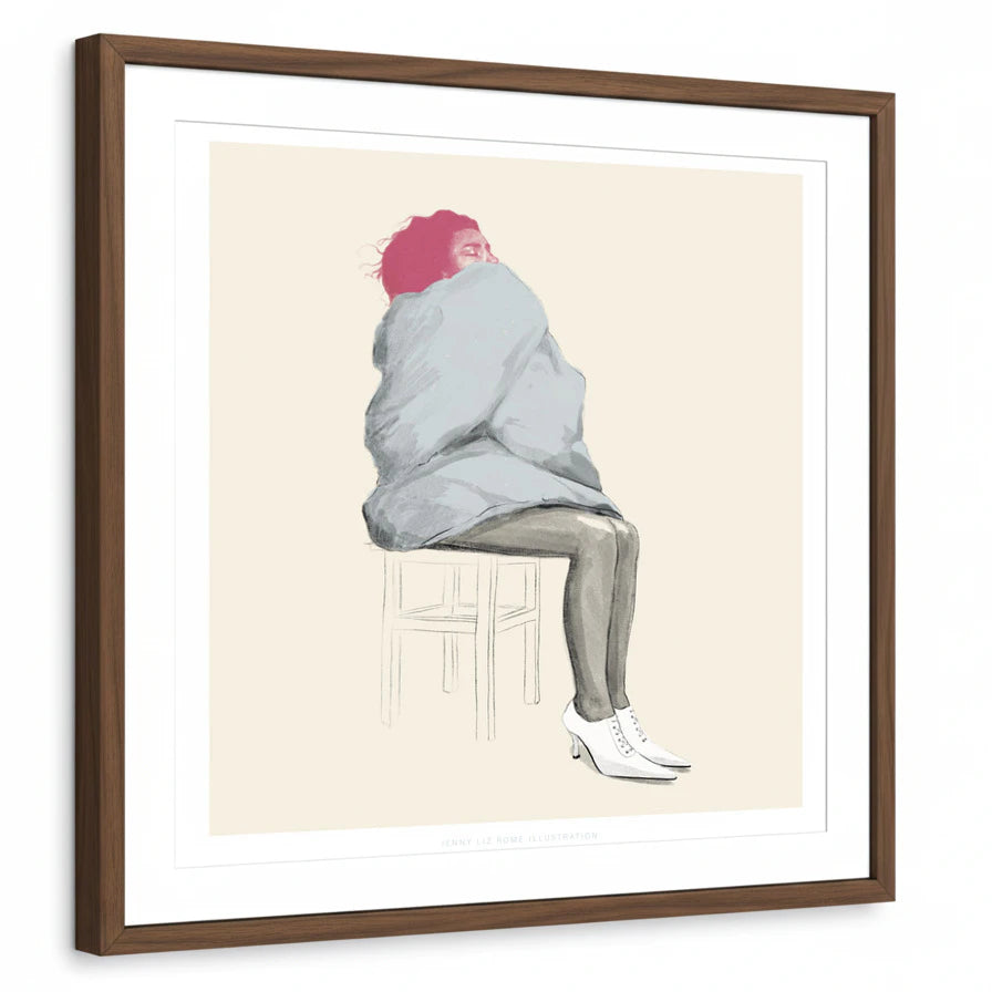 framed-print-brown-walnut-matted