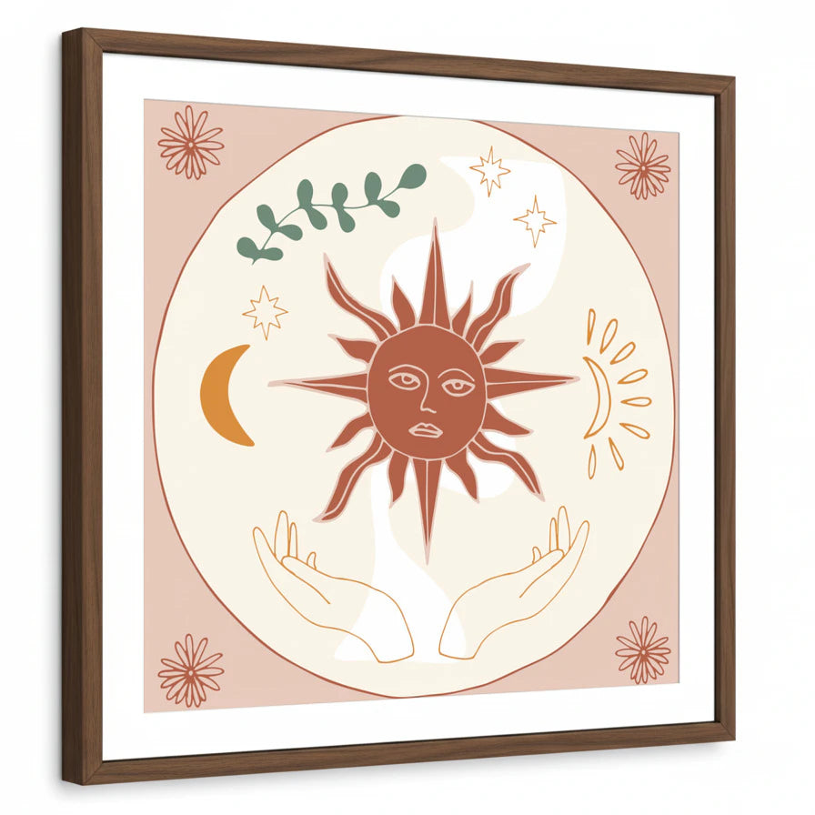 framed-print-brown-walnut-matted