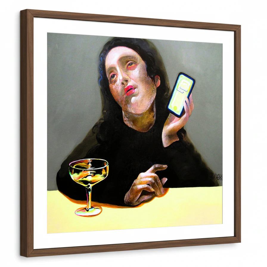 framed-print-brown-walnut-matted