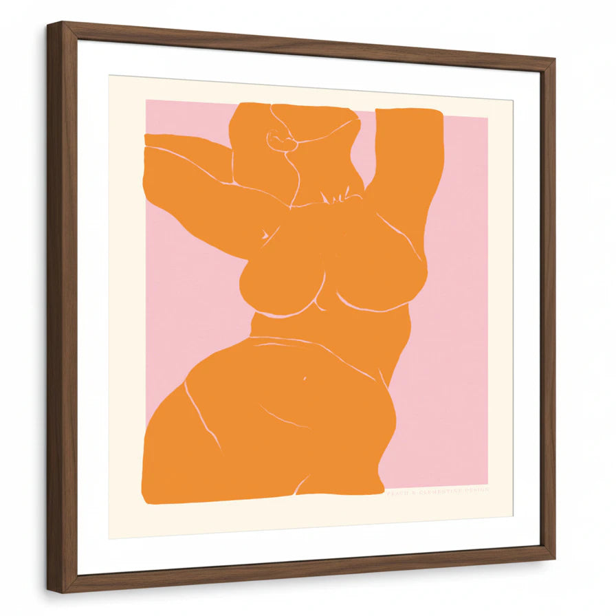 framed-print-brown-walnut-matted