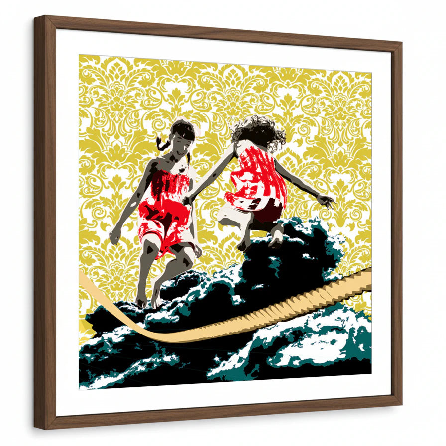 framed-print-brown-walnut-matted