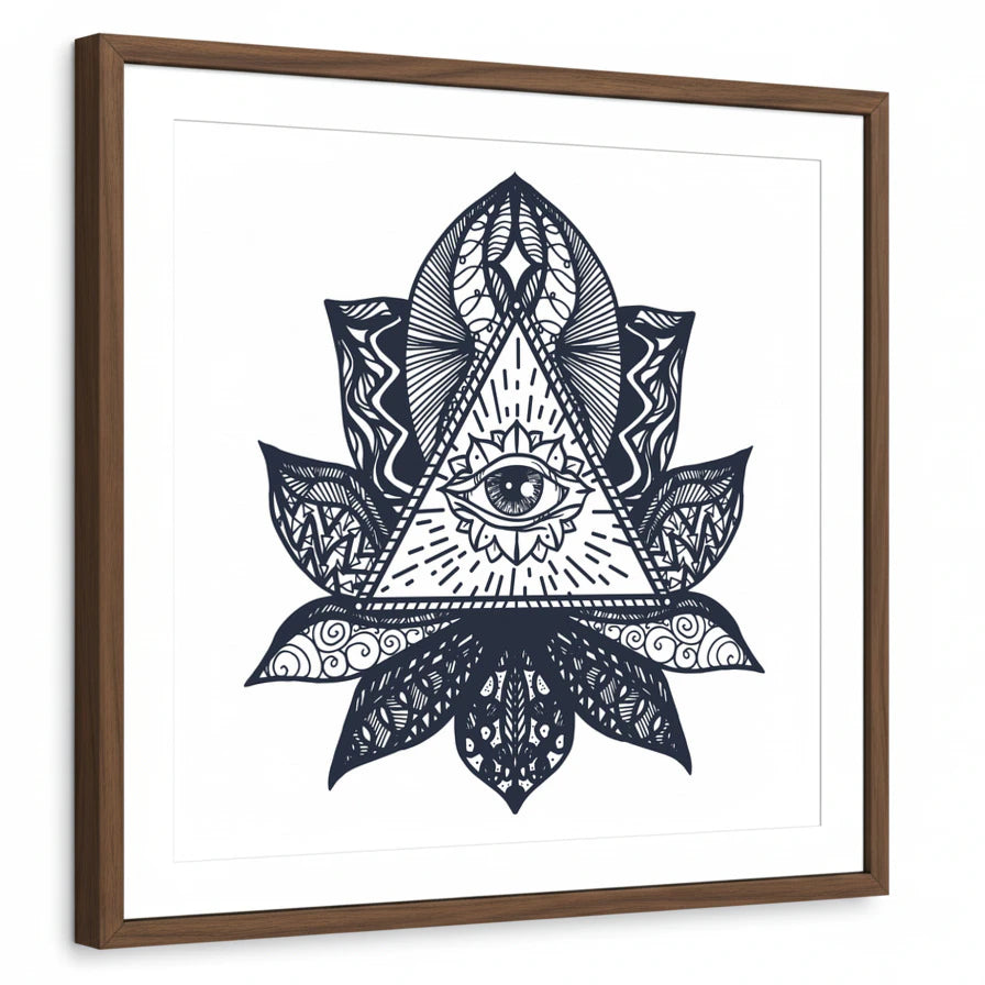 framed-print-brown-walnut-matted