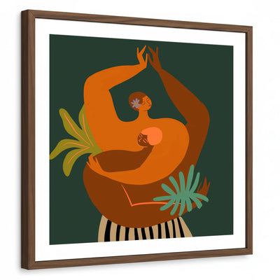 framed-print-brown-walnut-matted