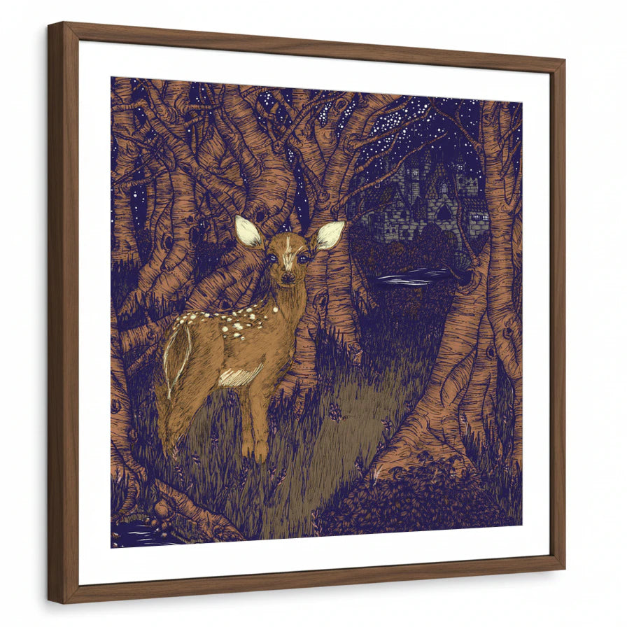 framed-print-brown-walnut-matted